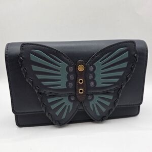 COACH CONVERTIBLE 2609 Belt Bag Butterfly Applique Fanny Pack Crossbody
